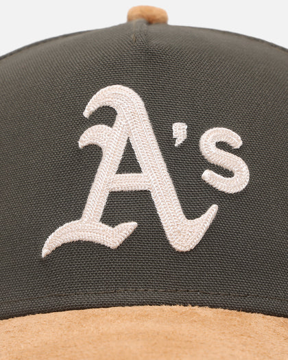 New Era Oakland Athletics 'Moss Canvas Wheat' 9FORTY A-Frame Snapback Moss Canvas/Ivory