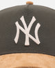 New Era New York Yankees 'Moss Canvas Wheat' 9FORTY A-Frame Snapback Moss Canvas/Ivory