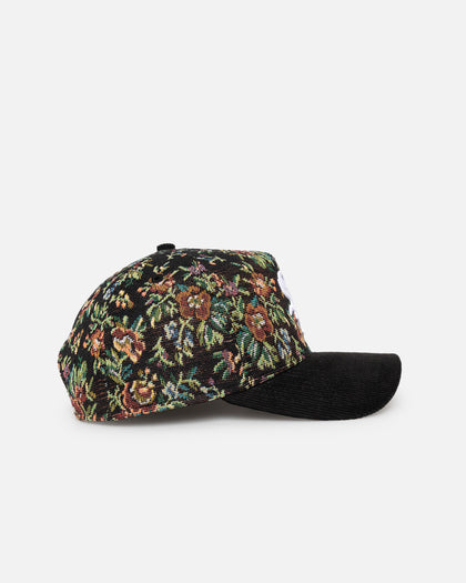 New Era Chicago White Sox 'Black Corduroy Floral Tapestry' 9FORTY A-Frame Snapback Tapestry/Black