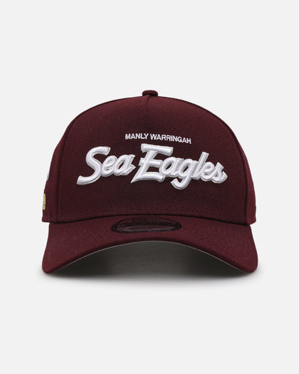 New Era Manly Sea Eagles 'NRL Las Vegas 2024' 9FORTY A-Frame Snapback Maroon