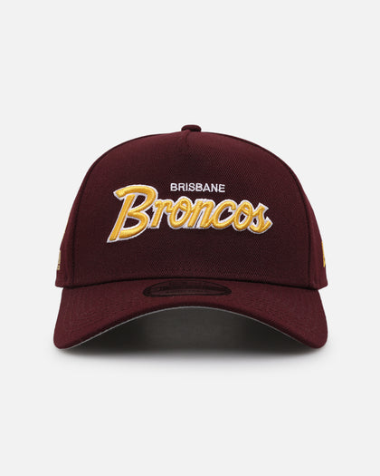 New Era Brisbane Broncos 'NRL Las Vegas 2024' 9FORTY A-Frame Snapback Maroon