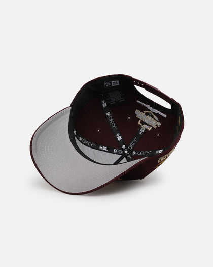 New Era Brisbane Broncos 'NRL Las Vegas 2024' 9FORTY A-Frame Snapback Maroon
