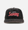 New Era Sydney Swans 'Washed Corduroy' Pre-Curved Golfer Snapback Black/Kelly Green
