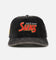 New Era Gold Coast Suns 'Washed Corduroy' Pre-Curved Golfer Snapback Black/Kelly Green