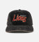 New Era Brisbane Lions 'Washed Corduroy' Pre-Curved Golfer Snapback Black/Kelly Green