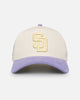 New Era San Diego Padres 'Easter Corduroy' 9FORTY A-Frame Snapback White/Lilac