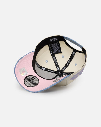 New Era Oakland Raiders 'Easter Corduroy' 9FORTY A-Frame Snapback White/Blue