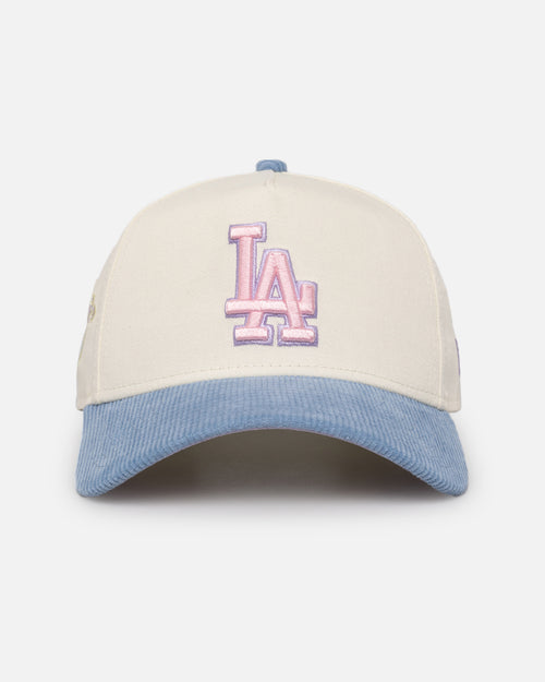 New Era Los Angeles Dodgers 'Easter Corduroy' 9FORTY A-Frame Snapback White/Blue
