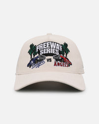 New Era Los Angeles Dodgers X Los Angeles Angels Freeway Series 9FORTY A-Frame Corduroy Snapback White