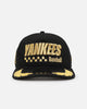 New Era New York Yankees 'Podium Collection' Pre-Curved Golfer Trucker Snapback Black/Metallic Gold