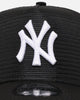 New Era New York Yankees 'Black All Over Mesh' 9FORTY A-Frame Trucker Snapback Black Rigid/Black