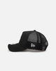 New Era Los Angeles Dodgers 'Black All Over Mesh' 9FORTY A-Frame Trucker Snapback Black Rigid/Black