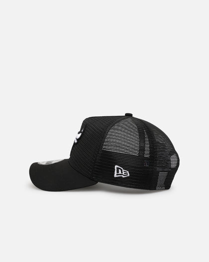 New Era Chicago Bulls 'Black All Over Mesh' 9FORTY A-Frame Trucker Snapback Black Rigid/Black