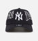 New Era New York Yankees 'Gothic Script' 9FORTY A-Frame Snapback Navy/Grey