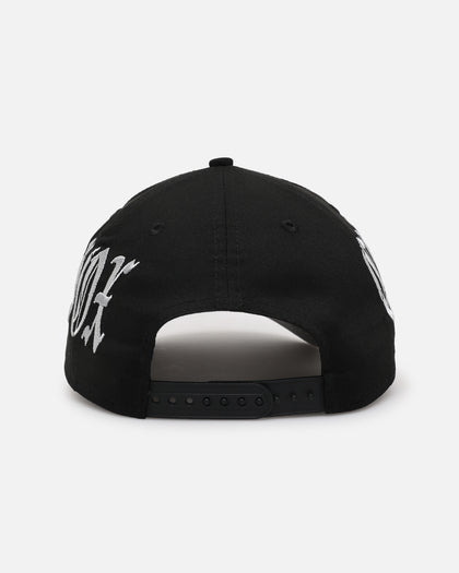 New Era Chicago White Sox 'Gothic Script' 9FORTY A-Frame Snapback Black/Grey