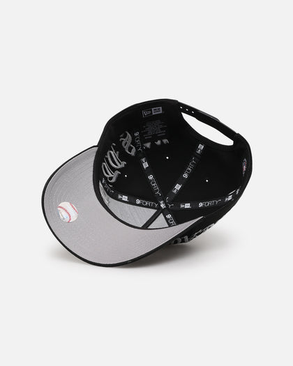 New Era Chicago White Sox 'Gothic Script' 9FORTY A-Frame Snapback Black/Grey