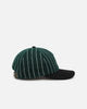 New Era New York Yankees 9FIFTY Retro Melton Pinstripe Strapback Dark Green/Black