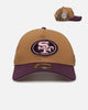 New Era San Francisco 49ers 'Rustic Rose' 9FORTY A-Frame Trucker Snapback Wheat
