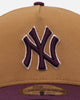 New Era New York Yankees 'Rustic Rose' 9FORTY A-Frame Trucker Snapback Wheat