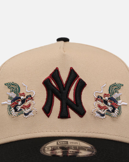 New Era New York Yankees 'Dragon Collection 2.0' 9FORTY A-Frame Snapback Black/Oak