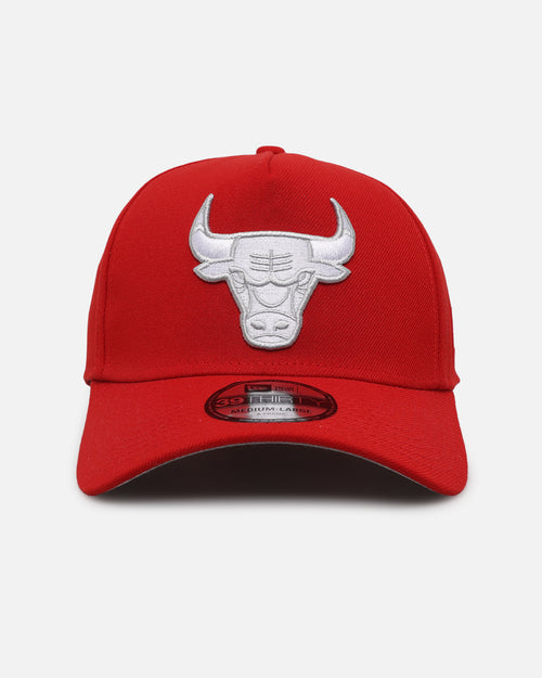 New Era Chicago Bulls "Scarlet White" 39THIRTY A-Frame Stretch Fit Scarlet/White