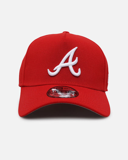 New Era Atlanta Braves "Scarlet White" 39THIRTY A-Frame Stretch Fit Scarlet/White