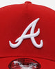 New Era Atlanta Braves "Scarlet White" 39THIRTY A-Frame Stretch Fit Scarlet/White