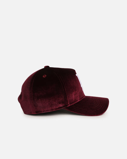 New Era Los Angeles Dodgers 'Velvet Dreams' 9FORTY A-Frame Snapback Maroon/Grey