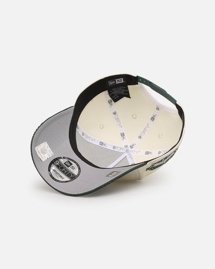 New Era Oakland Raiders 'Chrome White Green' Corduroy Visor 9FORTY A-Frame Snapback Chrome