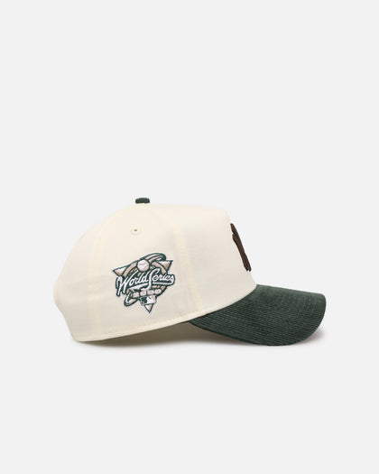 New Era New York Yankees 'Chrome White Green' Corduroy Visor 9FORTY A-Frame Snapback Chrome