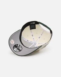 New Era Los Angeles Dodgers 'Chrome White Green' Corduroy Visor 9FORTY A-Frame Snapback Chrome