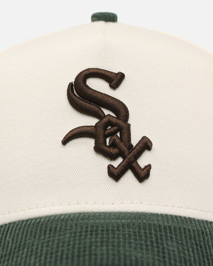 New Era Chicago White Sox 'Chrome White Green' Corduroy Visor 9FORTY A-Frame Snapback Chrome
