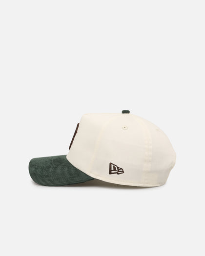 New Era Boston Red Sox 'Chrome White Green' Corduroy Visor 9FORTY A-Frame Snapback Chrome
