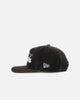 New Era Cronulla Sutherland Sharks 'NRL Golfer Washed Black' Pre-Curved Corduroy Golfer Snapback Washed Black
