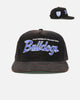 New Era Canterbury-Bankstown Bulldogs 'NRL Golfer Washed Black' Pre-Curved Corduroy Golfer Snapback Washed Black