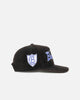 New Era Canterbury-Bankstown Bulldogs 'NRL Golfer Washed Black' Pre-Curved Corduroy Golfer Snapback Washed Black