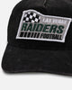New Era Las Vegas Raiders 'Washed Cord Racer' Corduroy Golfer Trucker Snapback Washed Black