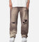 MNML Ultra Baggy Work Denim Pants Brown