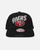 Mitchell & Ness San Francisco 49ers Flames Pro Crown Snapback Black