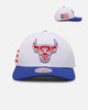 Mitchell & Ness Chicago Bulls 'Puerto Rico Flag' Pro Crown Snapback White/Blue