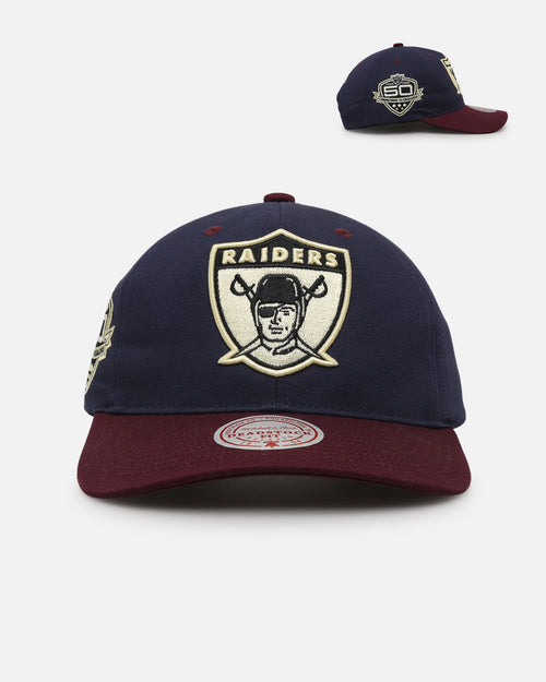 Mitchell & Ness Las Vegas Raiders 'Acai' Deadstock Snapback Deep Blue
