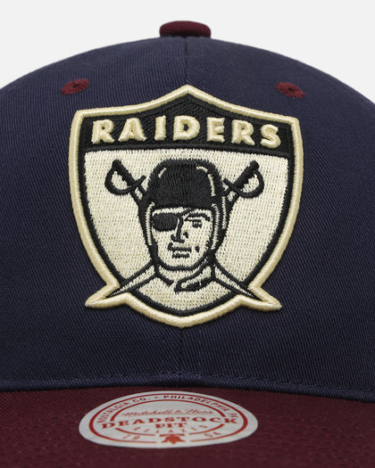 Mitchell & Ness Las Vegas Raiders 'Acai' Deadstock Snapback Deep Blue