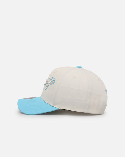 Mitchell & Ness Chicago Bulls 'Sky Blue' Pro Crown Snapback White Cream/Blue