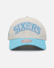 Mitchell & Ness Philadelphia 76ers 'Sky Blue' Pro Crown Snapback White Cream/Blue