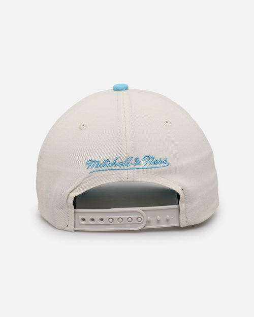 Mitchell & Ness Seattle SuperSonics 'Sky Blue' Pro Crown Snapback White Cream/Blue