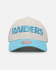 Mitchell & Ness Las Vegas Raiders 'Sky Blue' Pro Crown Snapback White Cream/Blue