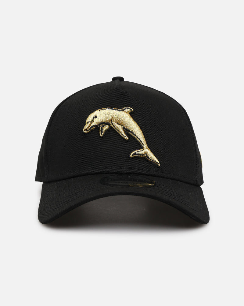 New Era Dolphins 9FORTY A-Frame Snapback Black/Gold