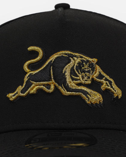 New Era Penrith Panthers 9FORTY A-Frame Snapback Black/Gold