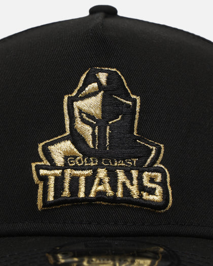 New Era Gold Coast Titans 9FORTY A-Frame Snapback Black/Gold
