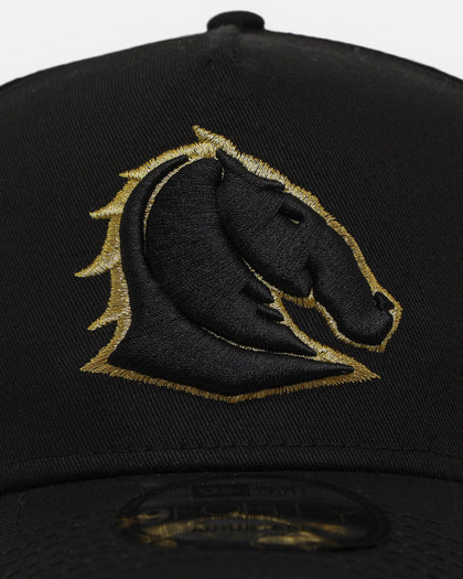 New Era Brisbane Broncos 9FORTY A-Frame Snapback Black/Gold